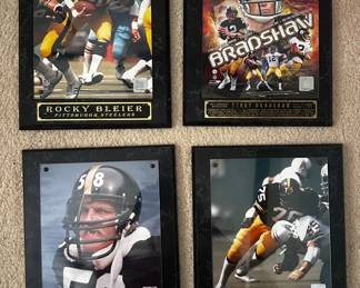 AAE018 - Set Of 4 Pittsburgh Steelers NFL official commemorative photos
