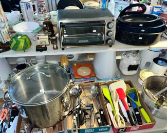MORE COOKWARE IN THE GARAGE