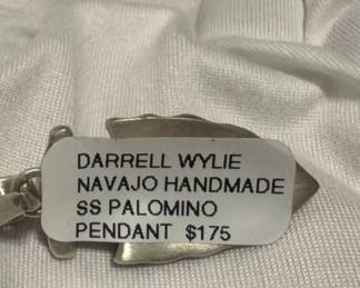 Sterling Silver Navajo Pendant