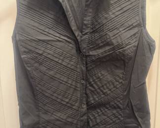 Black blouse Lafayette 148 NY