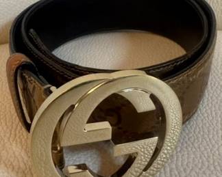 Gucci Gold Belt