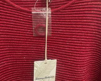 Tommy Bahama Red glitter top