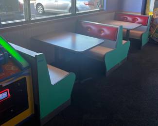 CCS129 3 Booths + 2 Tables (makes 2 complete booths)