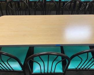 CCS086 - Six chairs and a table