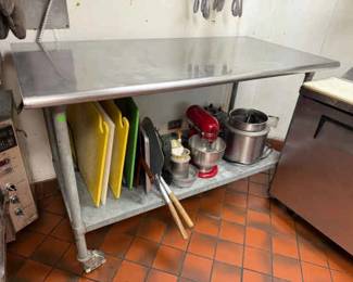CCS026 Stainless Steel Rolling Countertop