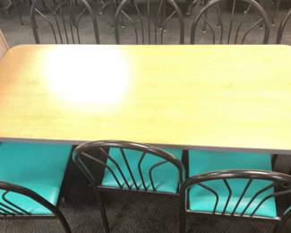 CCS081 Table And 6 Chairs