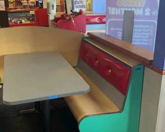 CCS099 - Two booths and a table