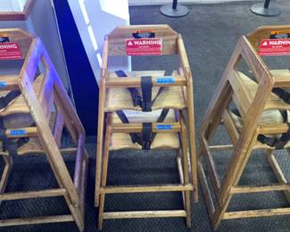 CCS132-Wooden High Chairs