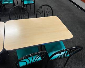 CCS083 Wood Laminate Table + 4 Chairs