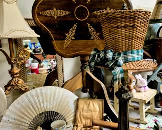 Vintage folding top table