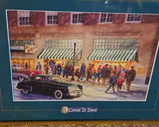 St. Joseph framed print "Comin' To Town" by Steve Ziph