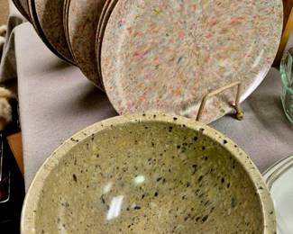 MCM bowls and plates