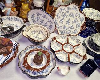 Large selection of Tara "Floral Lace Temp-tations Presentable Ovenware".