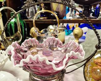 Vintage brides basket