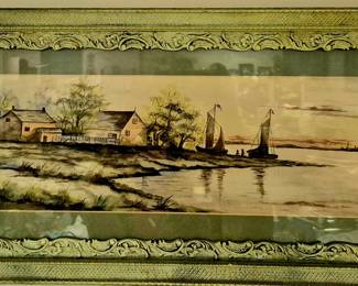 Cool vintage framed print