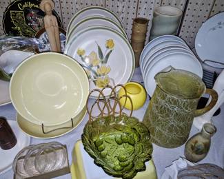 MCM glassware and china