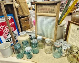 Large selection of jars