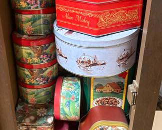 Tons of Cookie Tins