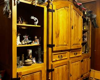 PINE ENTERTAINMENT CENTER