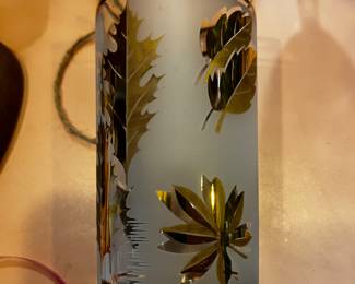 SET OF 8 GOLD LEAF TUMBLES