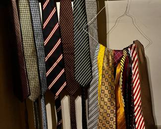 Many nice ties