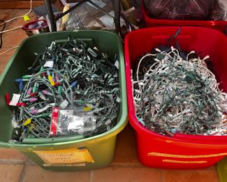 LOTS AND LOTS OR CHRISTMAS LIGHTS