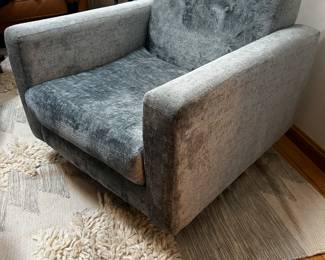 Crate and Barrel Swivel Rocker Chair