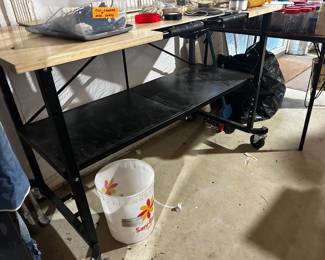 Cosco Butcher Block Folding Table