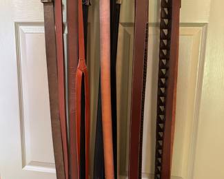 Tons of Leather Belts