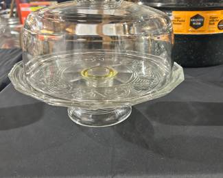 Glass Cake Plate