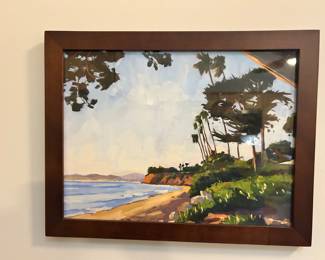 California Coastline Lithograph by Sharon Schock