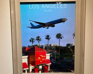 Los Angeles KLAX Framed Poster