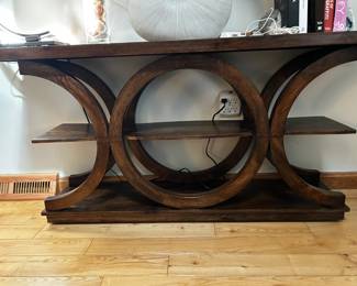 Wood Console Table