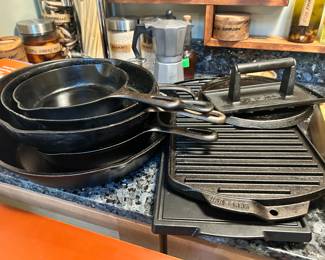 Cast Iron Pans, Griddles