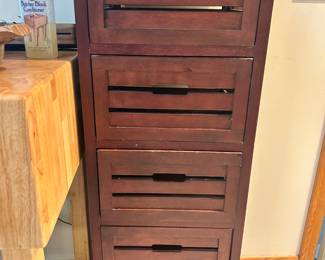 5 Drawer Wooden Storage Cabinet