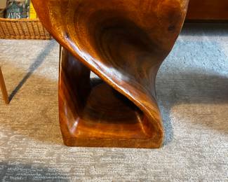 Wood Side Table