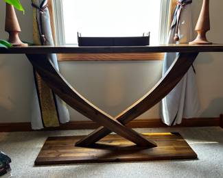Wood Console Table