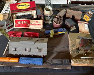 Vintage train set up