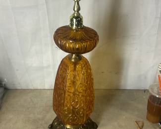 Vintage glass lamp