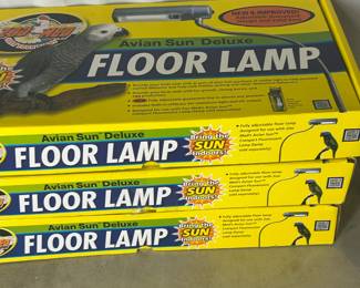 Birdcage floor lamps