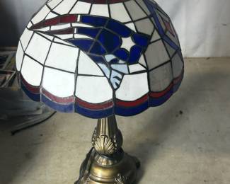 Patriots Tiffany style lamp