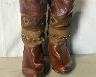 WomensLeather cowboy boots