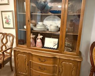 #8 China cabinet one piece 47x15x69 $50.00
