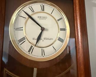 #10 Seiko Westminster Whittington clock $60.00
