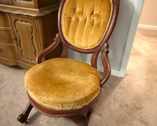 #9 Vintage rocking chair as is $30.00