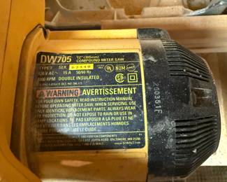 #30 DeWalt 12" Compound Miter Saw $150.00