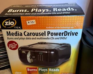 * #41 Media Carousel Power Drive (appears new in the box). $75.00