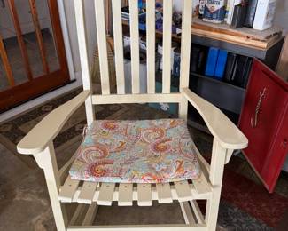 #39 White Rocking chair $30.00