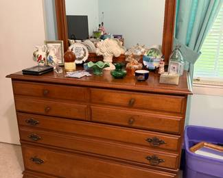 #25 Dresser with mirror 42x18x33 $80.00