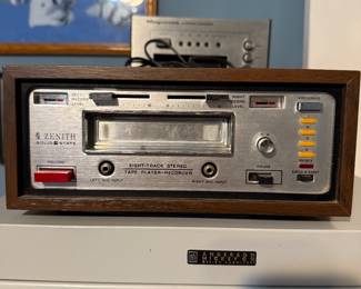 * #4 Zenith 8 track player F638 $40.00